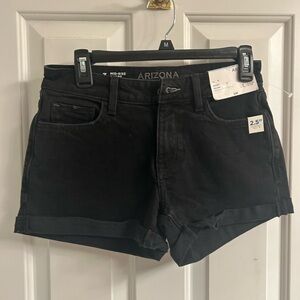 NWT-Arizona Black Denim Shorts